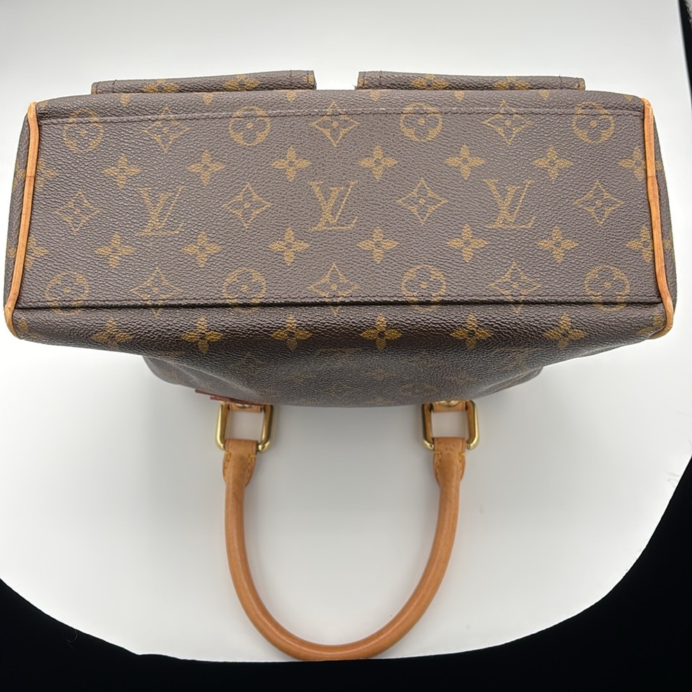 EUC Louis Vuitton Manhattan PM Monogram 👜 handbag with lock and key #314 - Picture 14 of 16